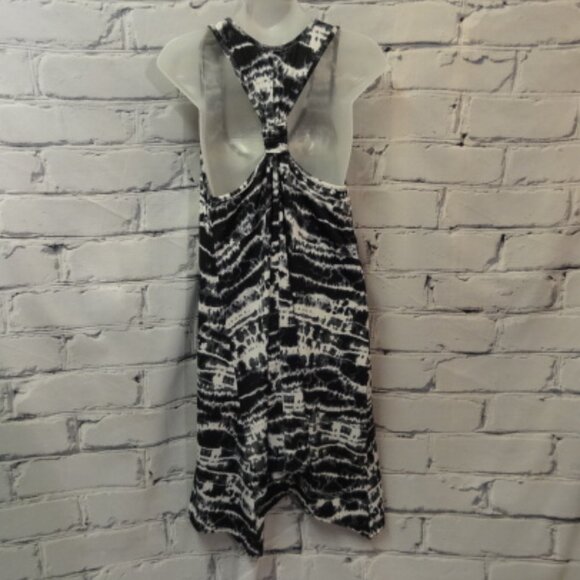 Dotti Black, White & Gray Tie-Die Swim Suit Cover Up/Dress - Picture 3 of 4